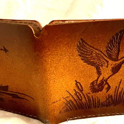 Wallet Catching Fish or duck - view 2