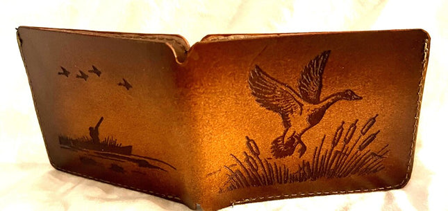 Wallet Catching Fish or duck