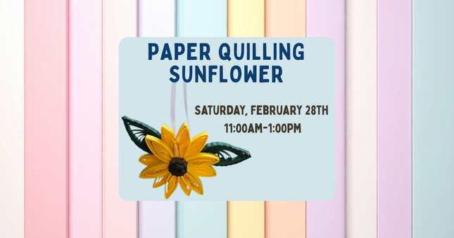 02/28 Sunflower Paper quilling
