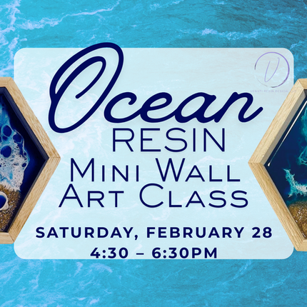 2/28 Ocean Resin Mini Wall Art Class