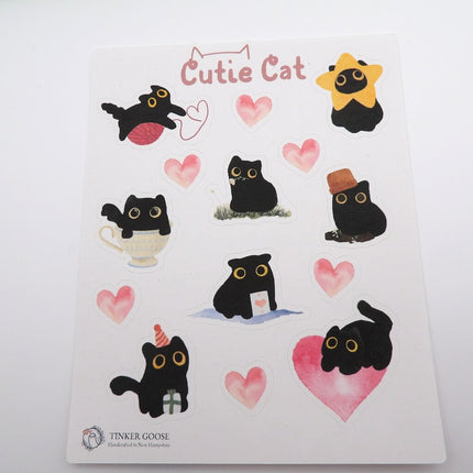 Cutie Cat Sticker Sheet
