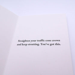 Dinosaur Funny Support Card - view 2