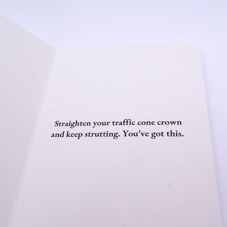 Dinosaur Funny Support Card