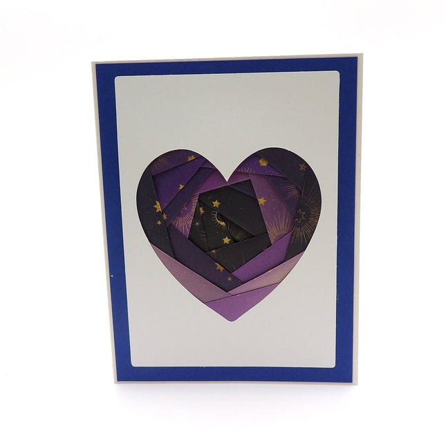 Heart Keepsake Paper Folded Card