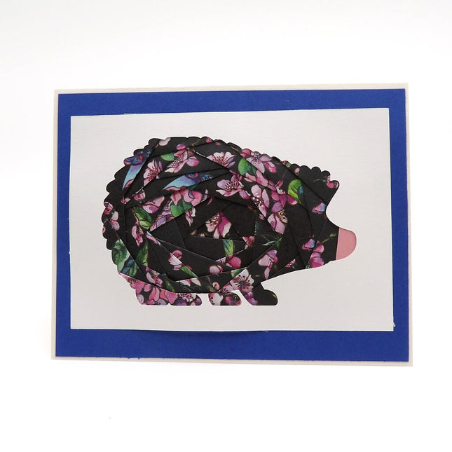 Hedgehog Keepsake Paper Folded Card