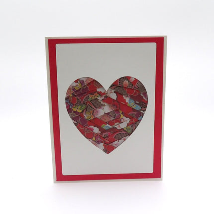 Heart Keepsake Paper Folded Card