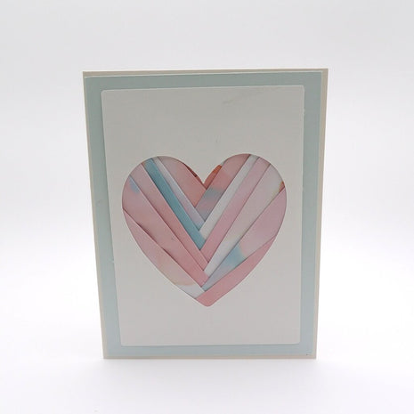 Heart Keepsake Paper Folded Card