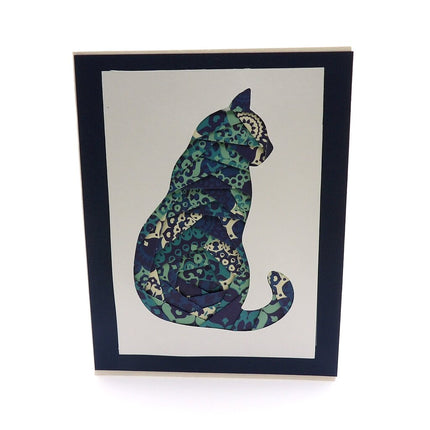 Cat Keepsake Paper Folded Card