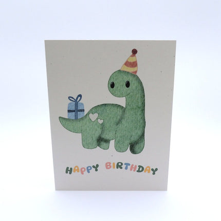 Dinosaur Happy Birthday Card