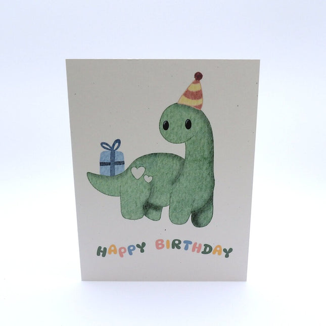Dinosaur Happy Birthday Card