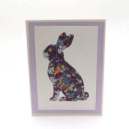 Easter Rabbit Keepsake Paper Folded Card