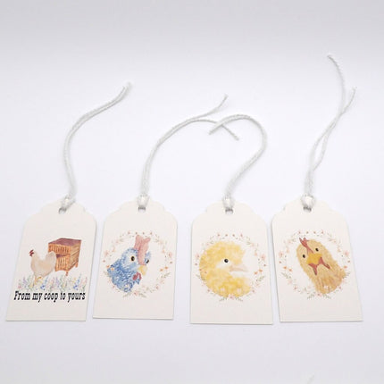 Happy Little Hen Gift Tags