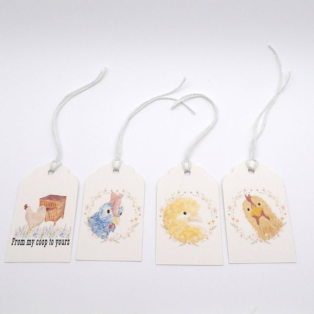 Happy Little Hen Gift Tags