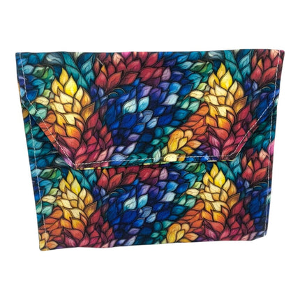 med purse, dragon scales