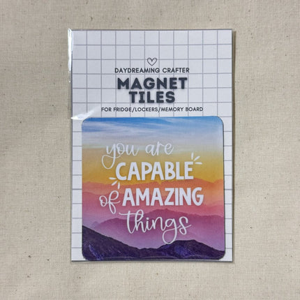 Magnet Tiles- You are capable of amazing things