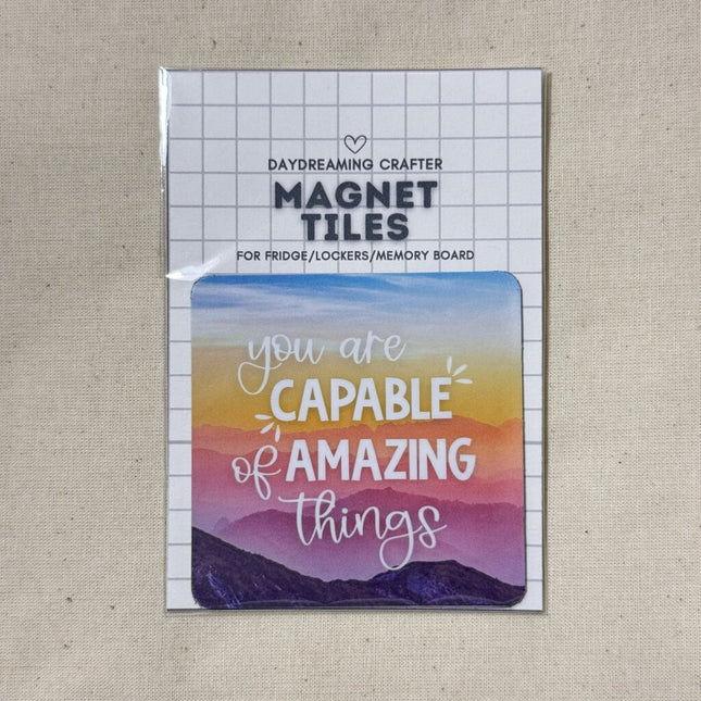 Magnet Tiles- You are capable of amazing things