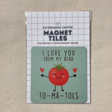 Magnet Tiles- i love you from my head tomatoes