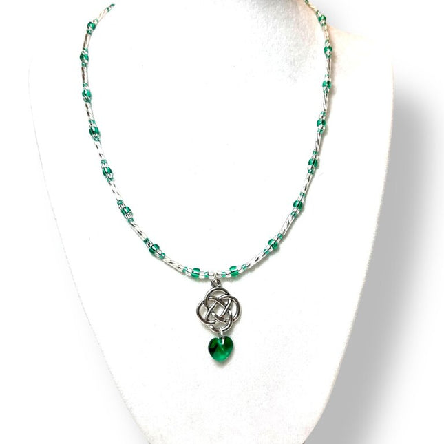 Swarovski Crystal Necklace - Pendant - Sw Crystal Herat, claddagh