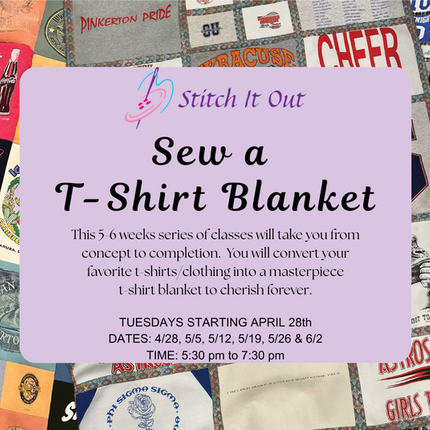 04/28 Sew a T-Shirt Blanket
