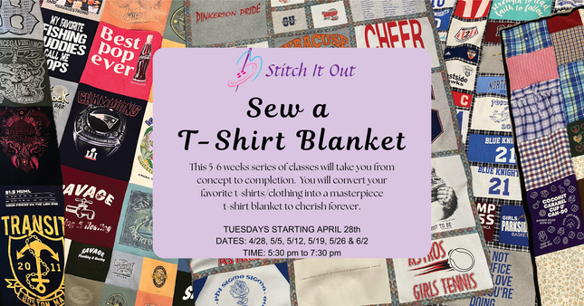 04/28 Sew a T-Shirt Blanket
