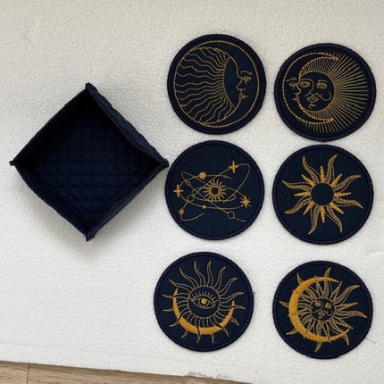 Coasters with Holder