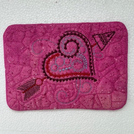 Glitz Heart Mug Mat