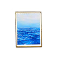 Ocean print in gold frame