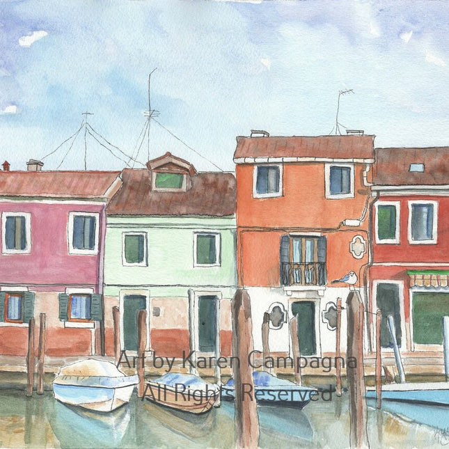 04/11 & 18 Beyond the Basics Watercolor Series: Venetian Canal Scene (2-Part Class)
