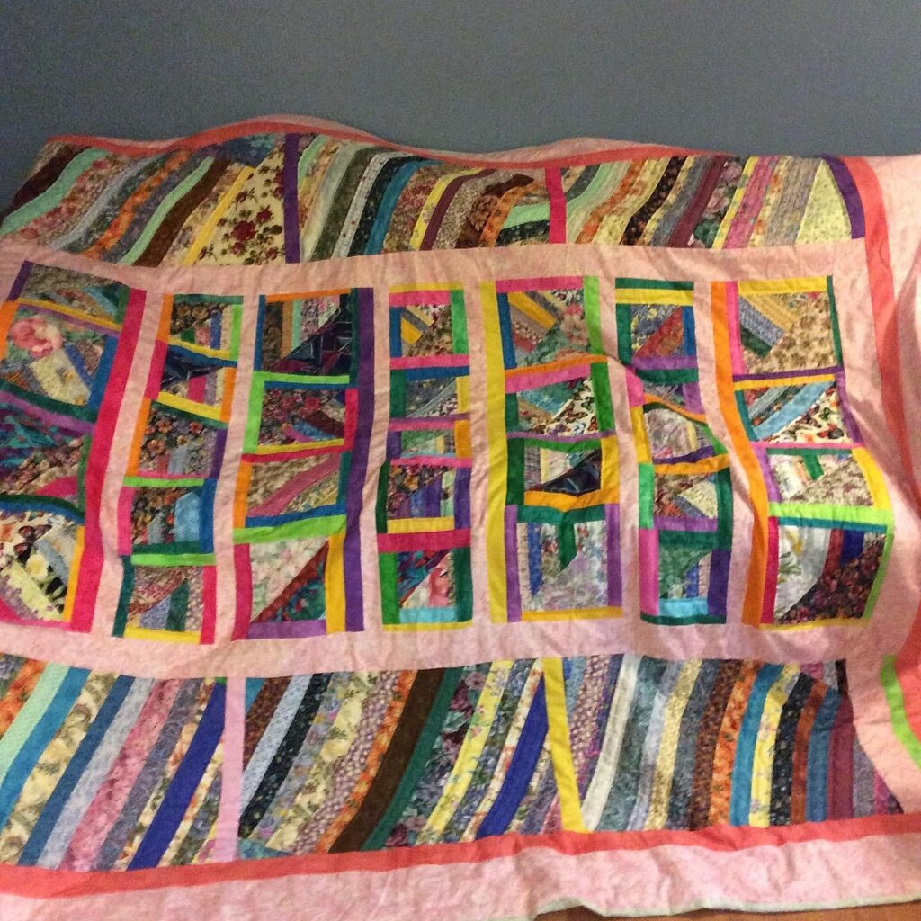 Quilt, Rainbow stripes