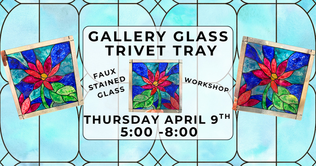 04/09 Gallery Glass Trivet Tray