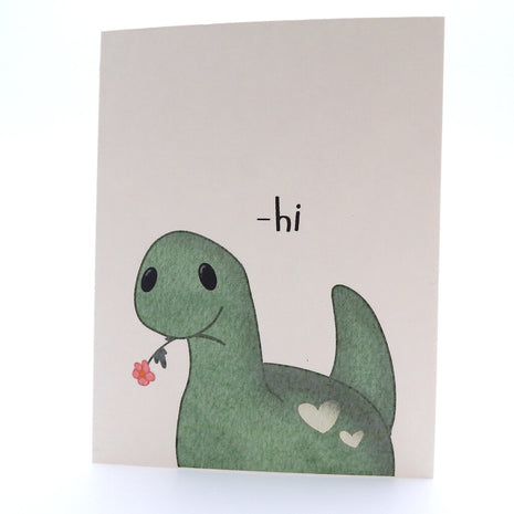 Dinosaur Hi Card