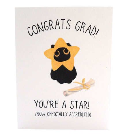 Graduation Cat Card
