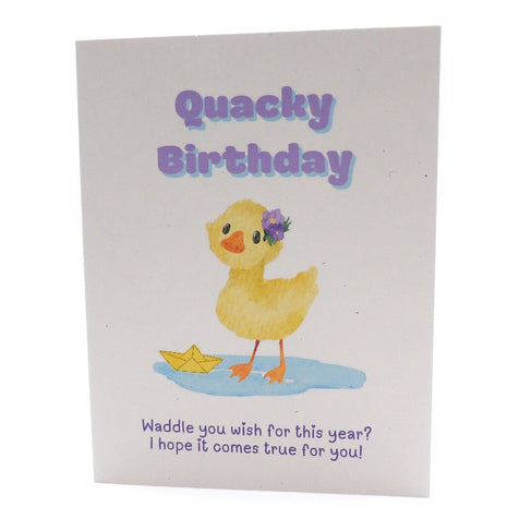 Quacky Birthday Duck Card