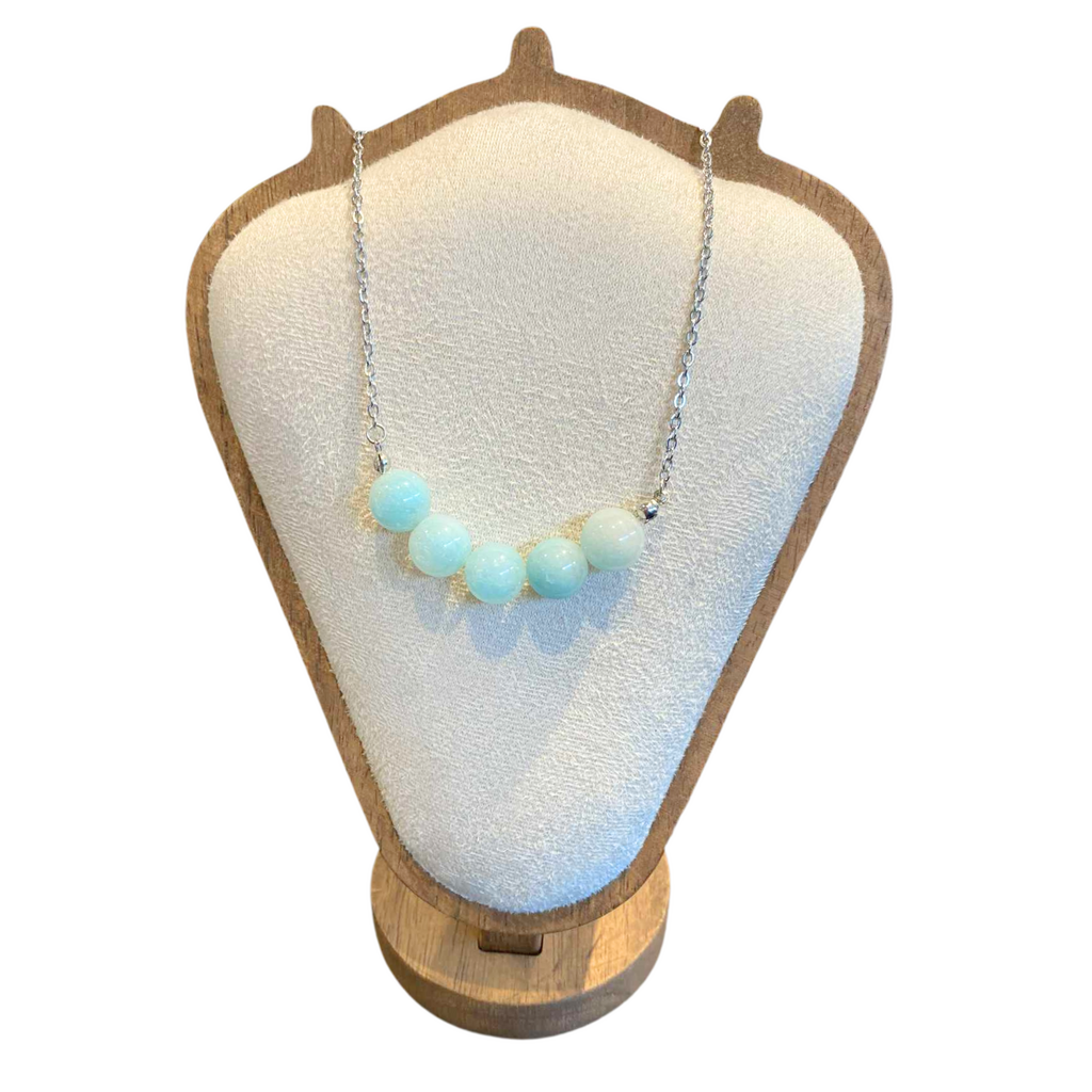 AMAZONITE BOLO style necklace