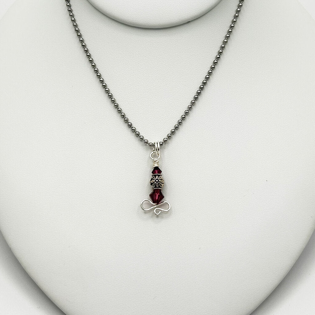Birthstone Necklace - 02 February