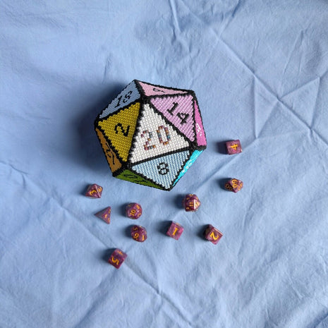 D20 Cross Stitch Pattern