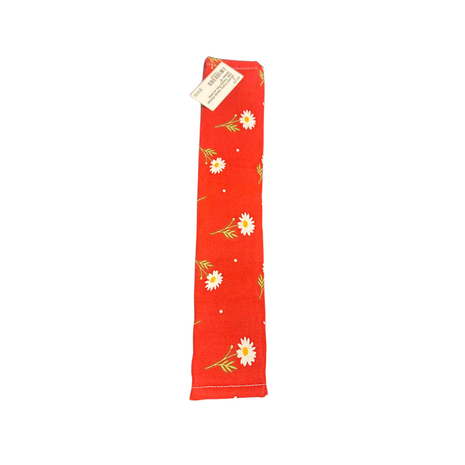 Kitchen App. Covers Red w/white daisies 12"