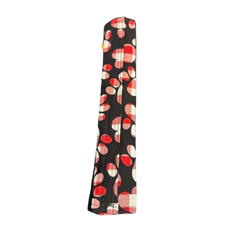 Kitchen App. Covers Black/Red Paws 12"