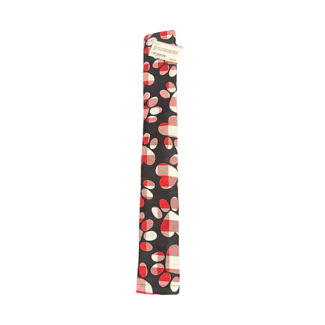 Kitchen App. Covers Black/Red Paws 16"