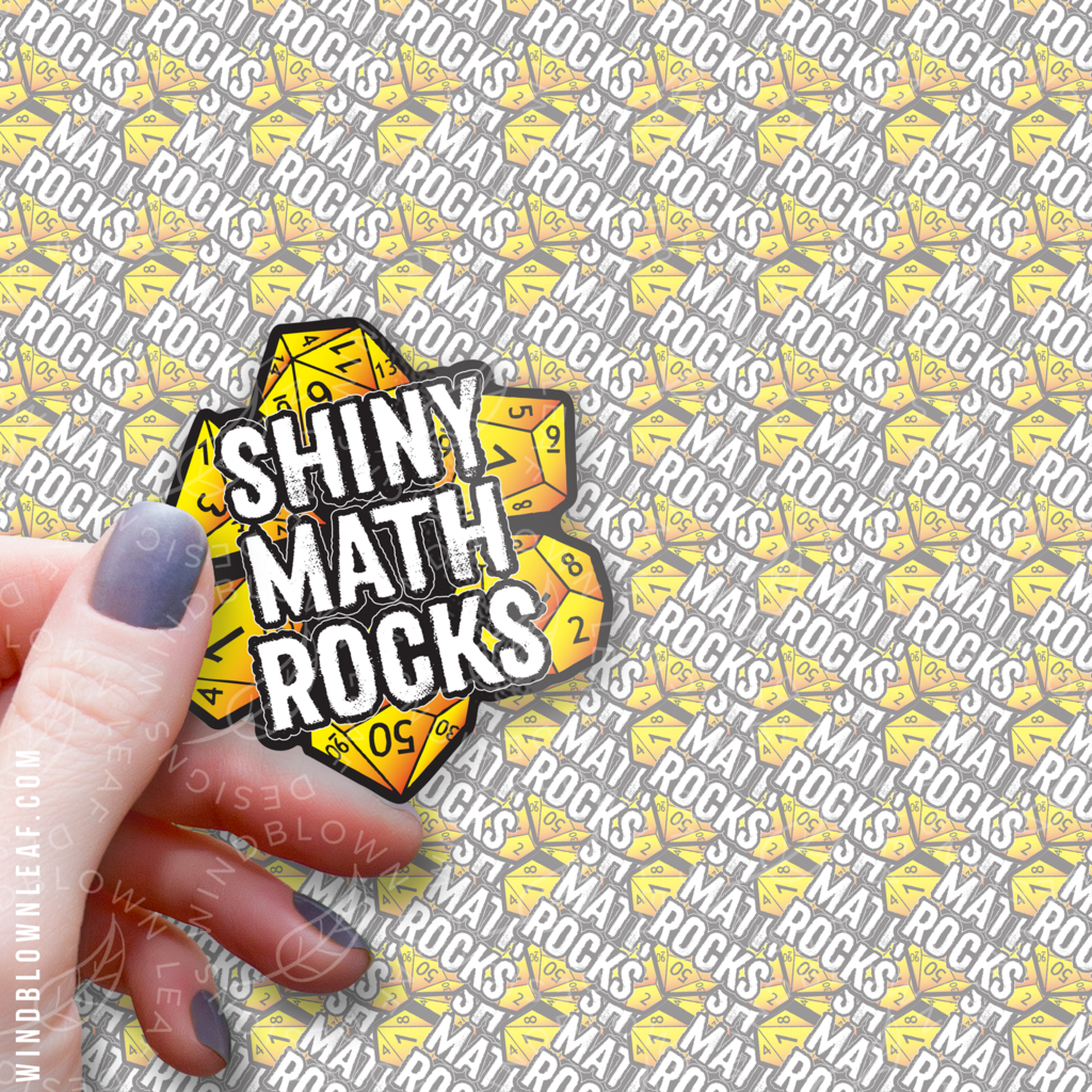 Sticker - Shiny Math Rocks 3/$10