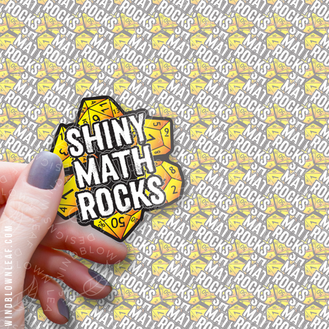 Sticker - Shiny Math Rocks 3/$10