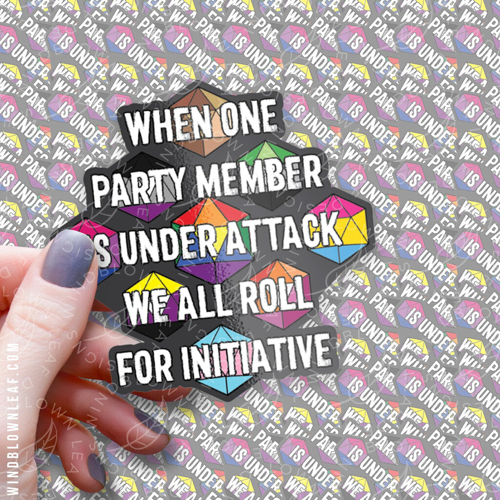 Sticker - Geek Pride Roll for Initiative 3/$10