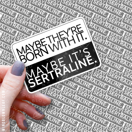 Sticker - Sertraline They/Them 3/$10