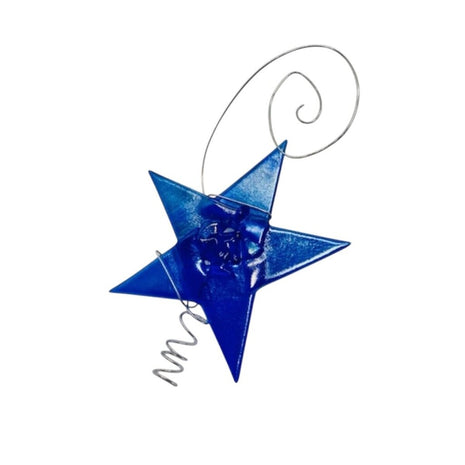 Iridescent Glass Star Ornament