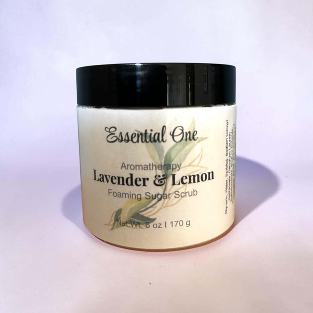 Aromatherapy Lavender Lemon Foaming Sugar Scrub