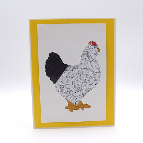 Chicken Keepsake Card