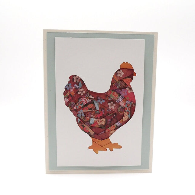 Chicken Keepsake Card