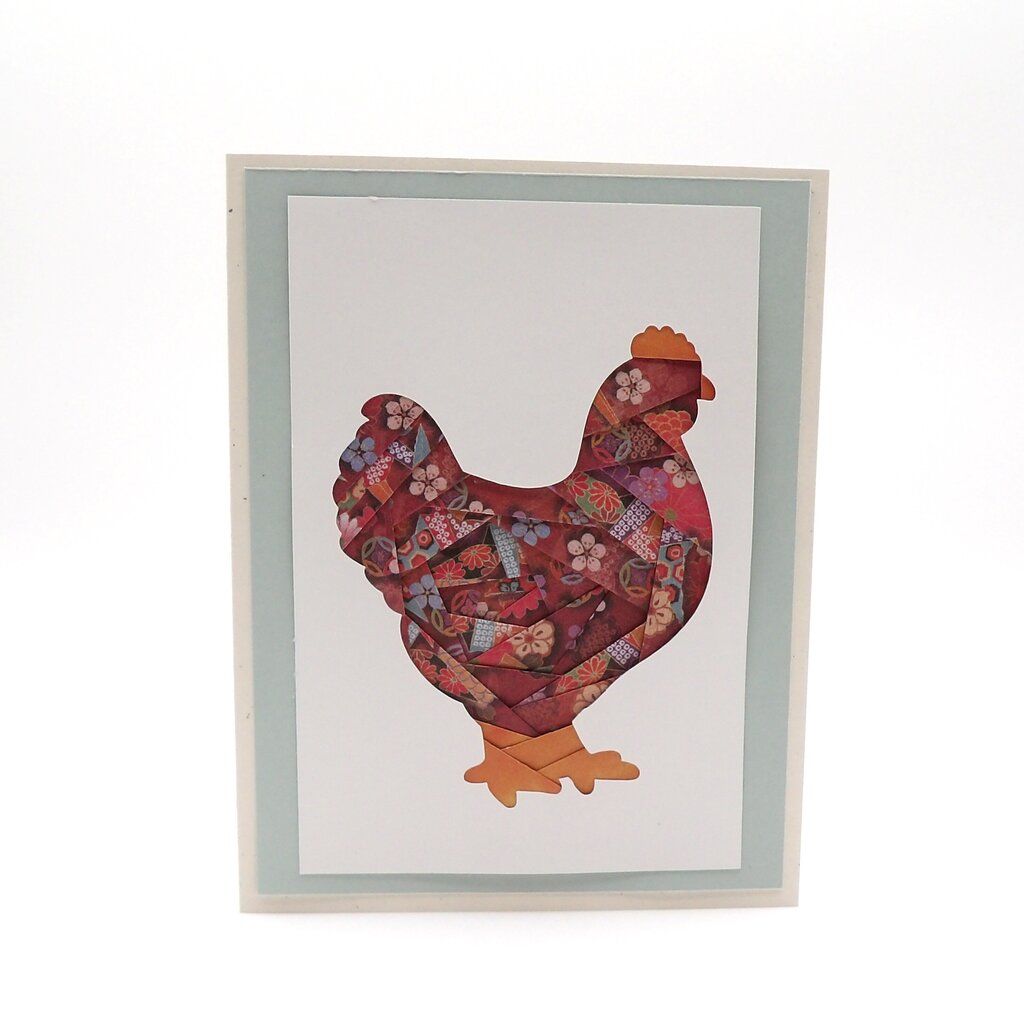 Chicken Keepsake Card