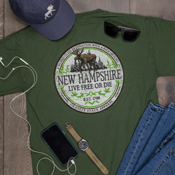 Vintage Moose T-shirt - Hemp - view 3