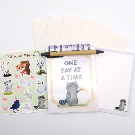 One Yay at a Time Stationery Set